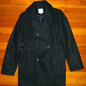 Croft & Barrow  Peacoat - Black - Large